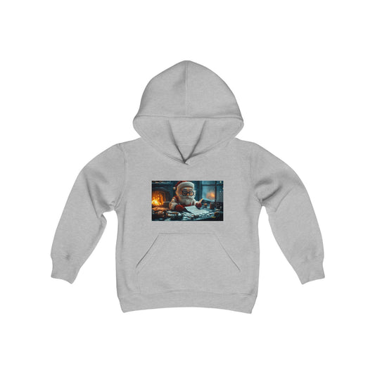 Chirstmas 2024 Series Print #1 Youth Heavy Blend Hooded Sweatshirt