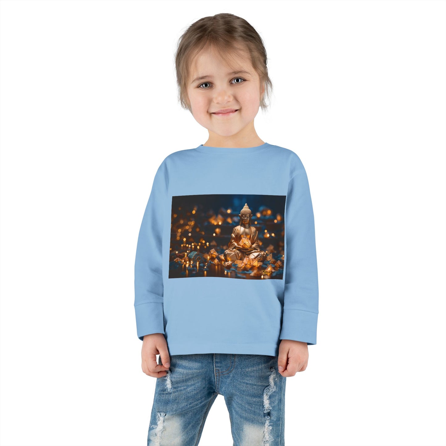 Ascending Buddha Series Print #10 Toddler Long Sleeve Tee