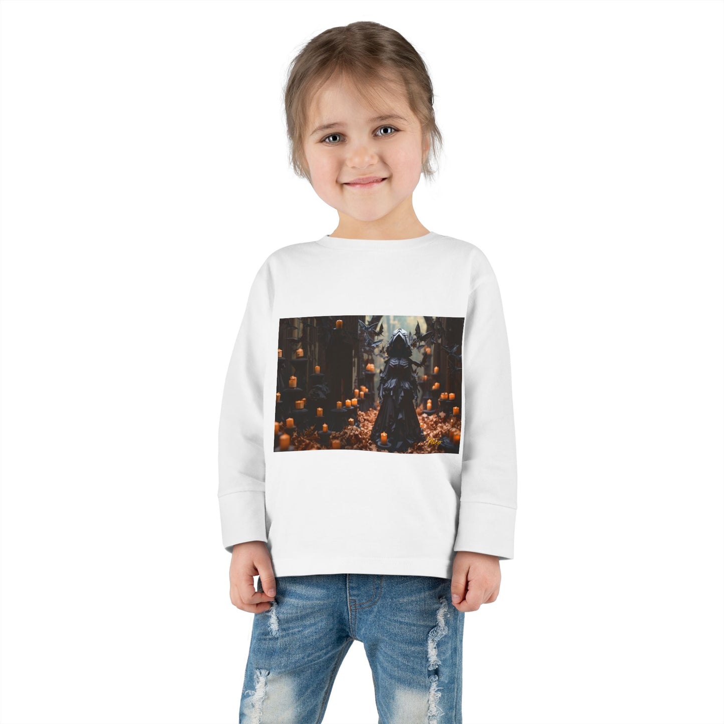 Halloween 2024 Series Print #5 Toddler Long Sleeve Tee