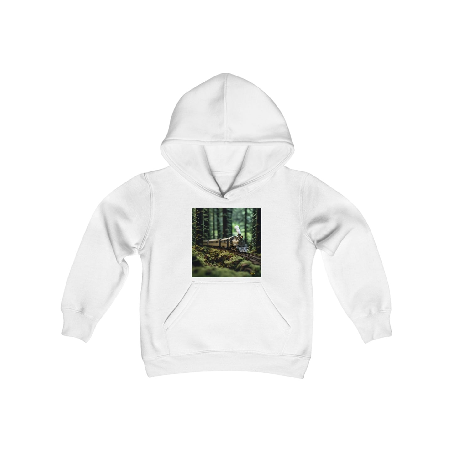 Orient Express Series Print #7 Youth Heavy Blend Hooded Sweatshirt