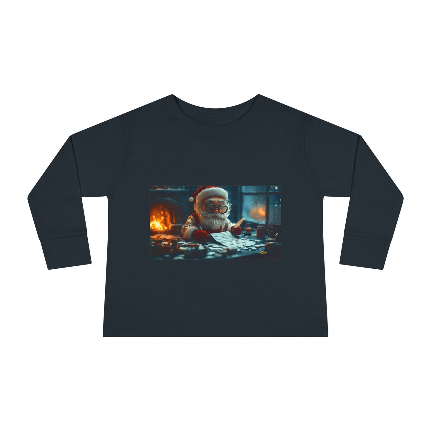 Chirstmas 2024 Series Print #1 Toddler Long Sleeve Tee