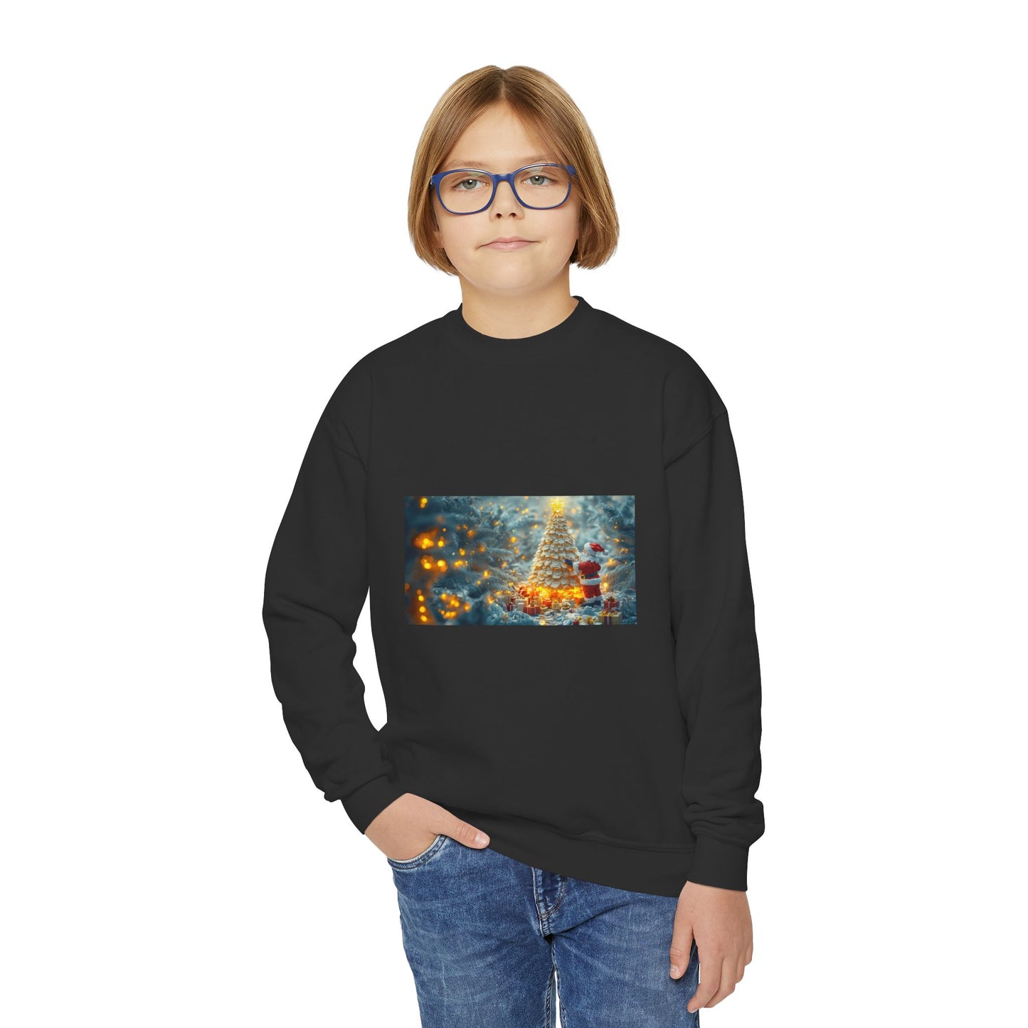 Chirstmas 2024 Series Print #10 Youth Crewneck Sweatshirt