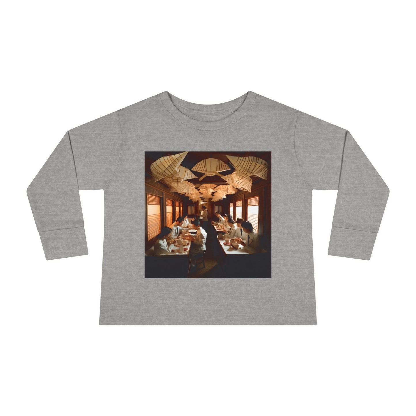 Orient Express Series Print #4 Toddler Long Sleeve Tee