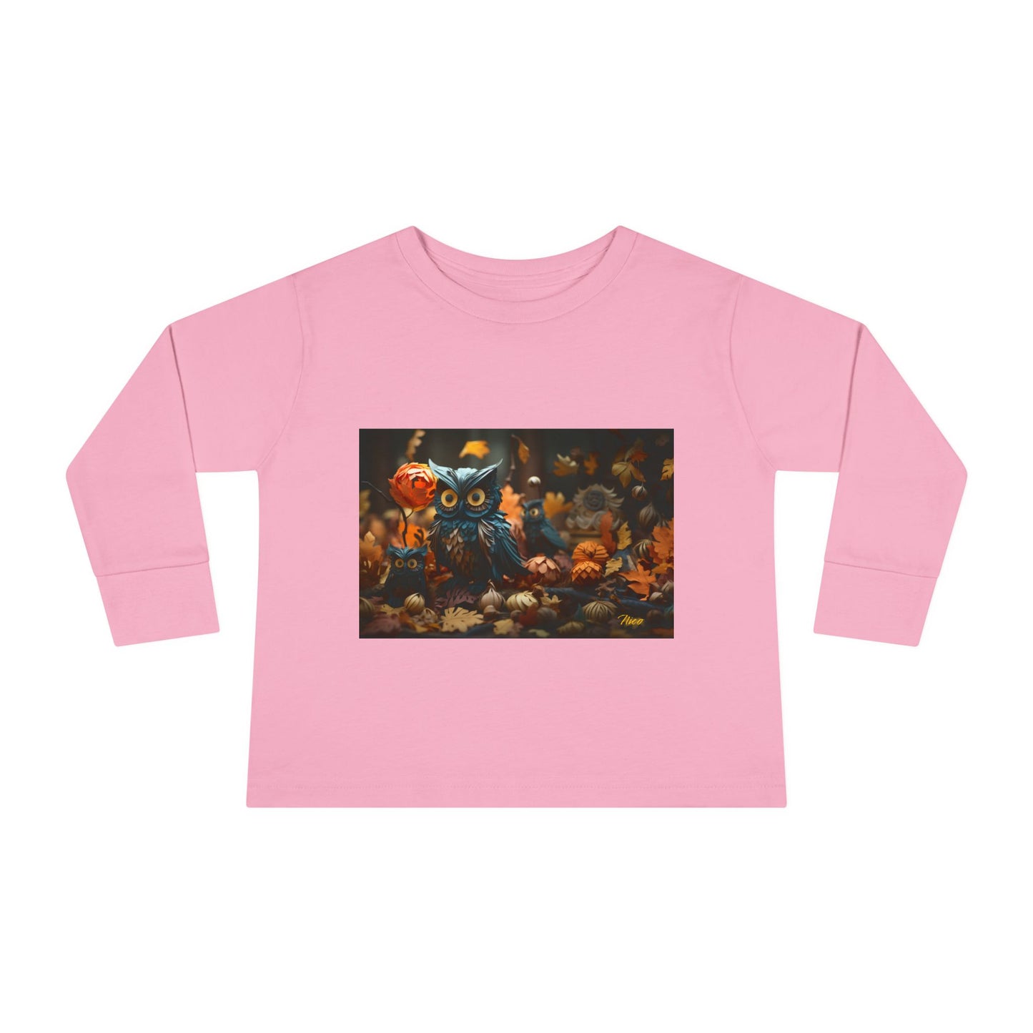 Halloween 2024 Series Print #8 Toddler Long Sleeve Tee