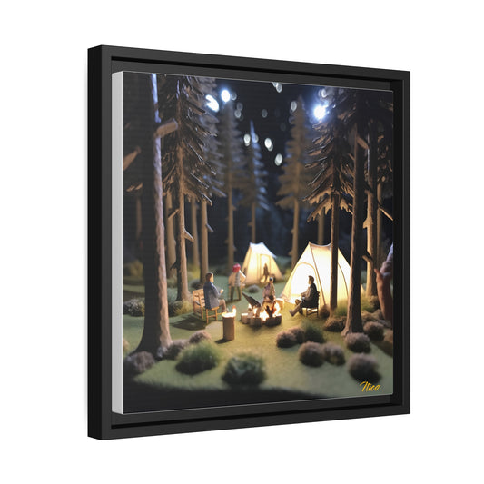 Campfire Series Print #7 - Black Framed Canvas Print