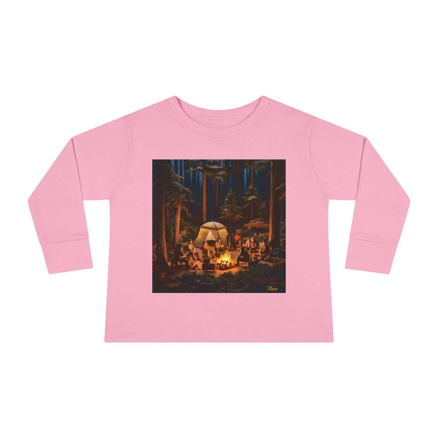 Under The Starry Skies Series Print #4 Toddler Long Sleeve Tee