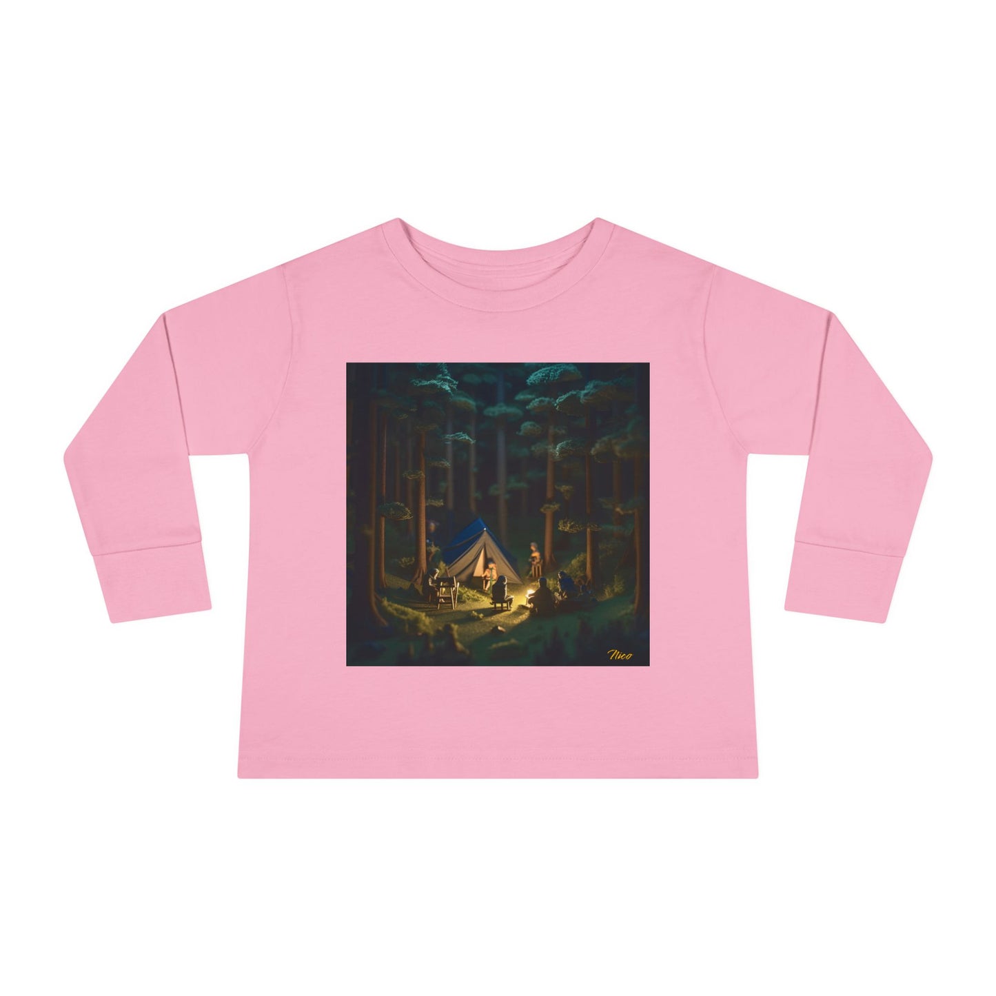 Under The Starry Skies Series Print #6 Toddler Long Sleeve Tee