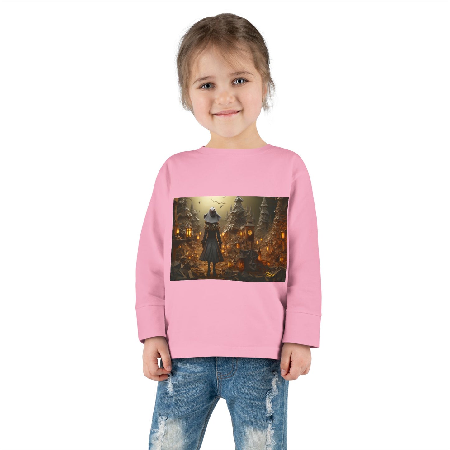 Halloween 2024 Series Print #3 Toddler Long Sleeve Tee