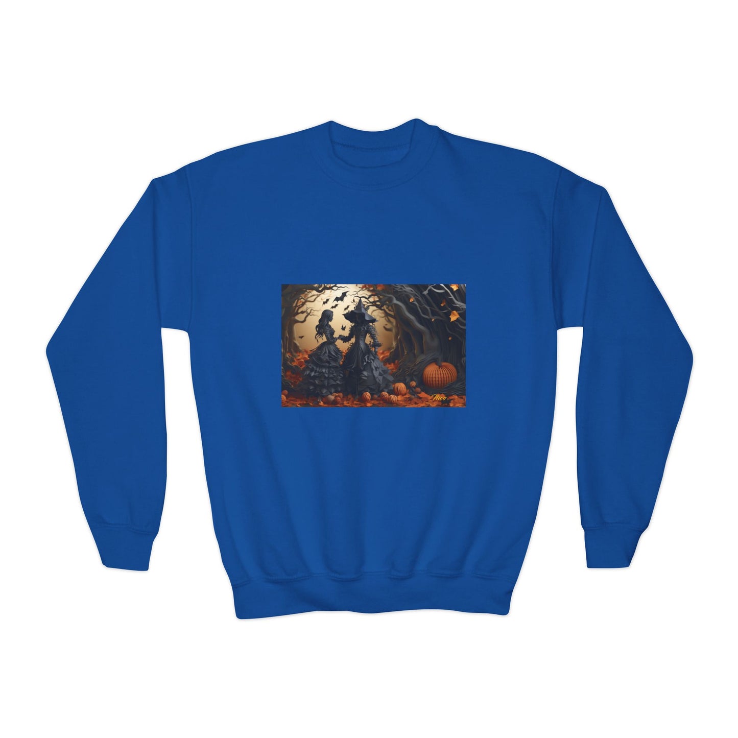 Halloween 2024 Series Print #9 Youth Crewneck Sweatshirt