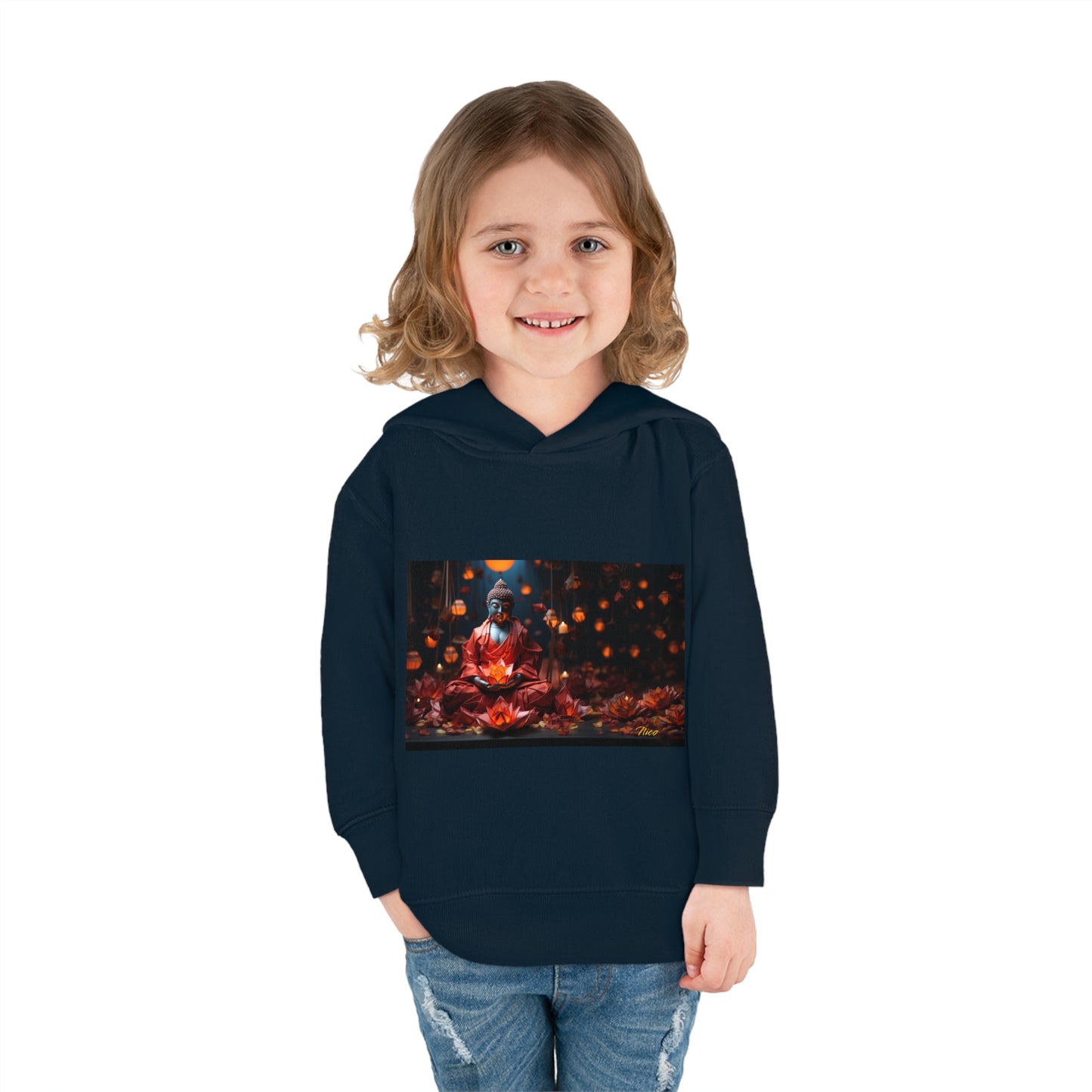 Ascending Buddah Series Print #2 Toddler Pullover Fleece Hoodie