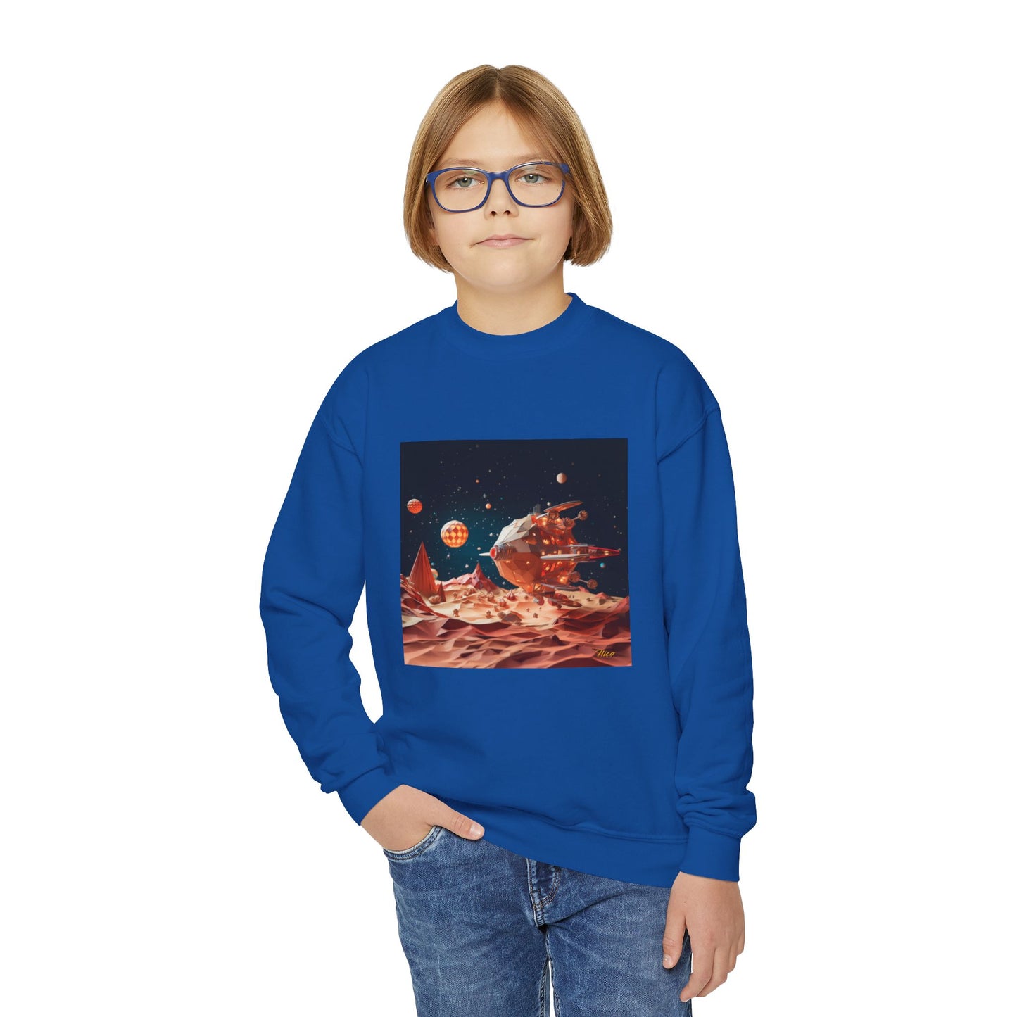 Elons' Dream Series Print #5 Youth Crewneck Sweatshirt