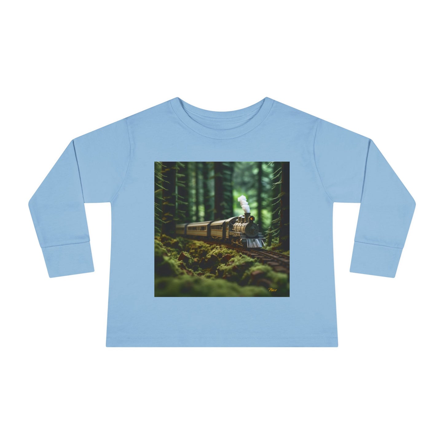 Orient Express Series Print #7 Toddler Long Sleeve Tee