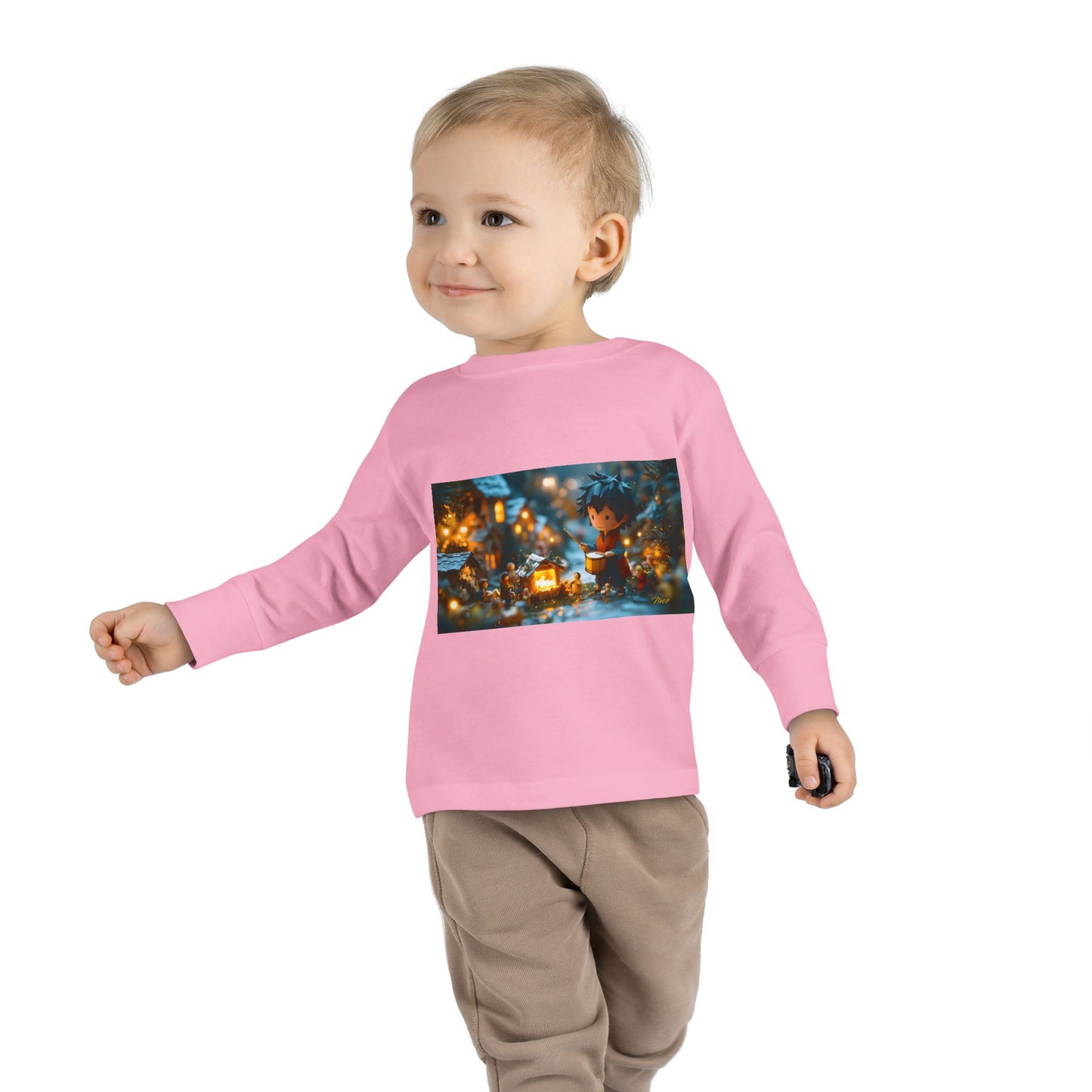 Chirstmas 2024 Series Print #8 Toddler Long Sleeve Tee