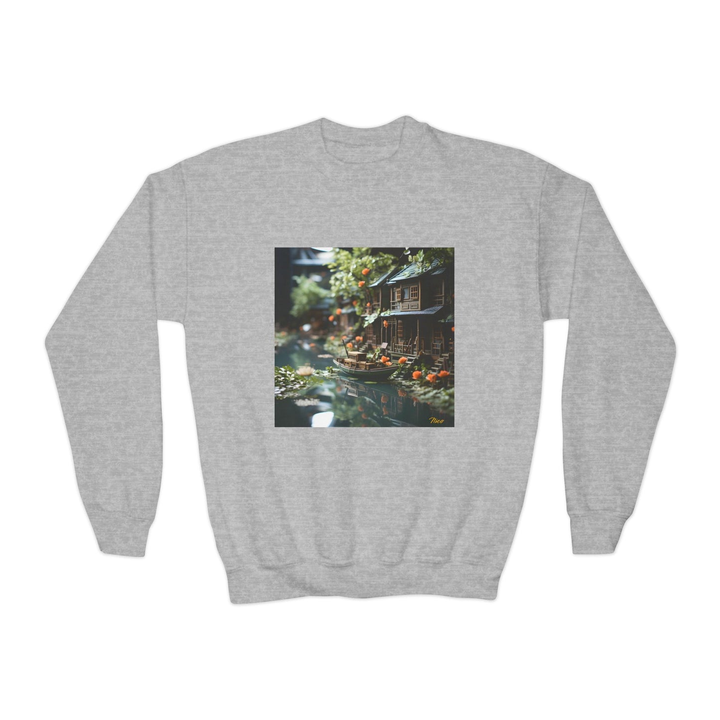 Born On A Bayou Series Print #9 Youth Crewneck Sweatshirt