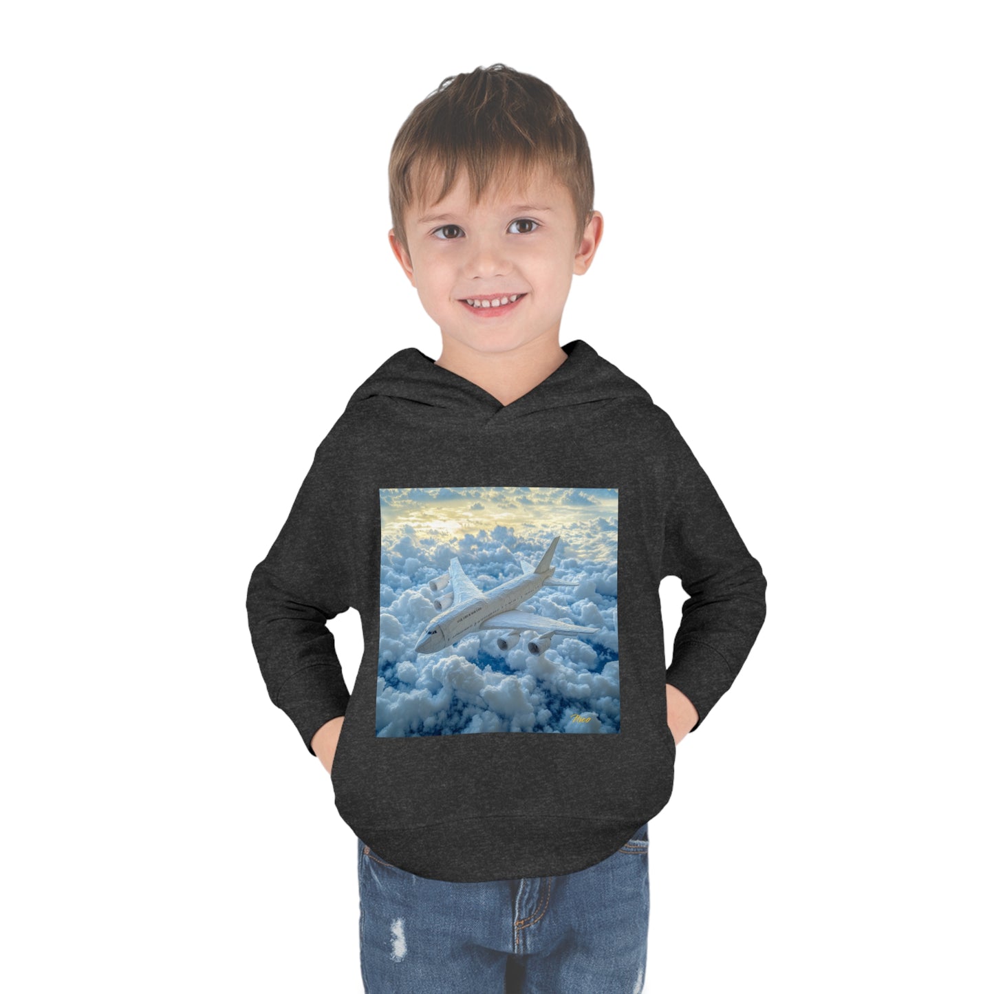 Frequent Flyer Miles Series Print #10 Toddler Pullover Fleece Hoodie