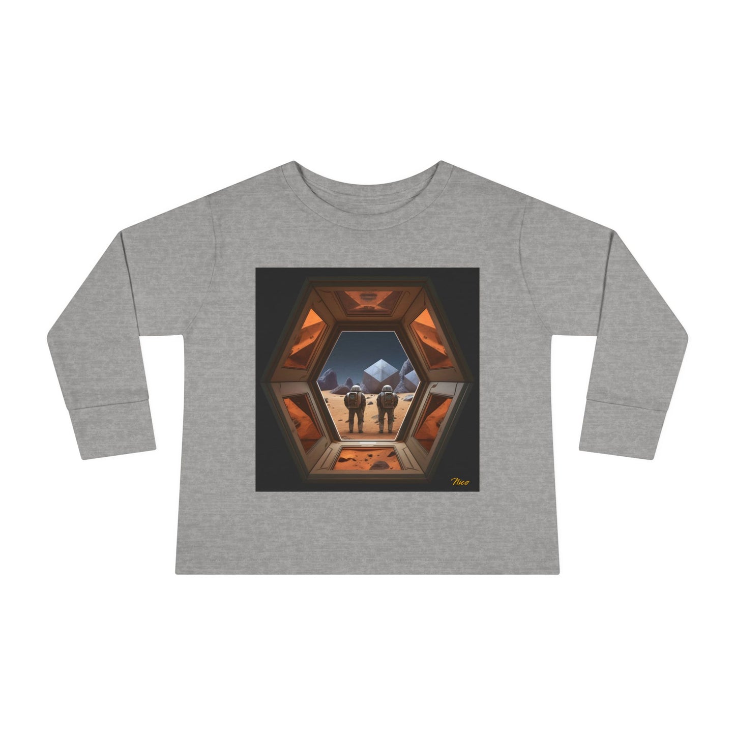 Elons' Dream Series Print #6 Toddler Long Sleeve Tee