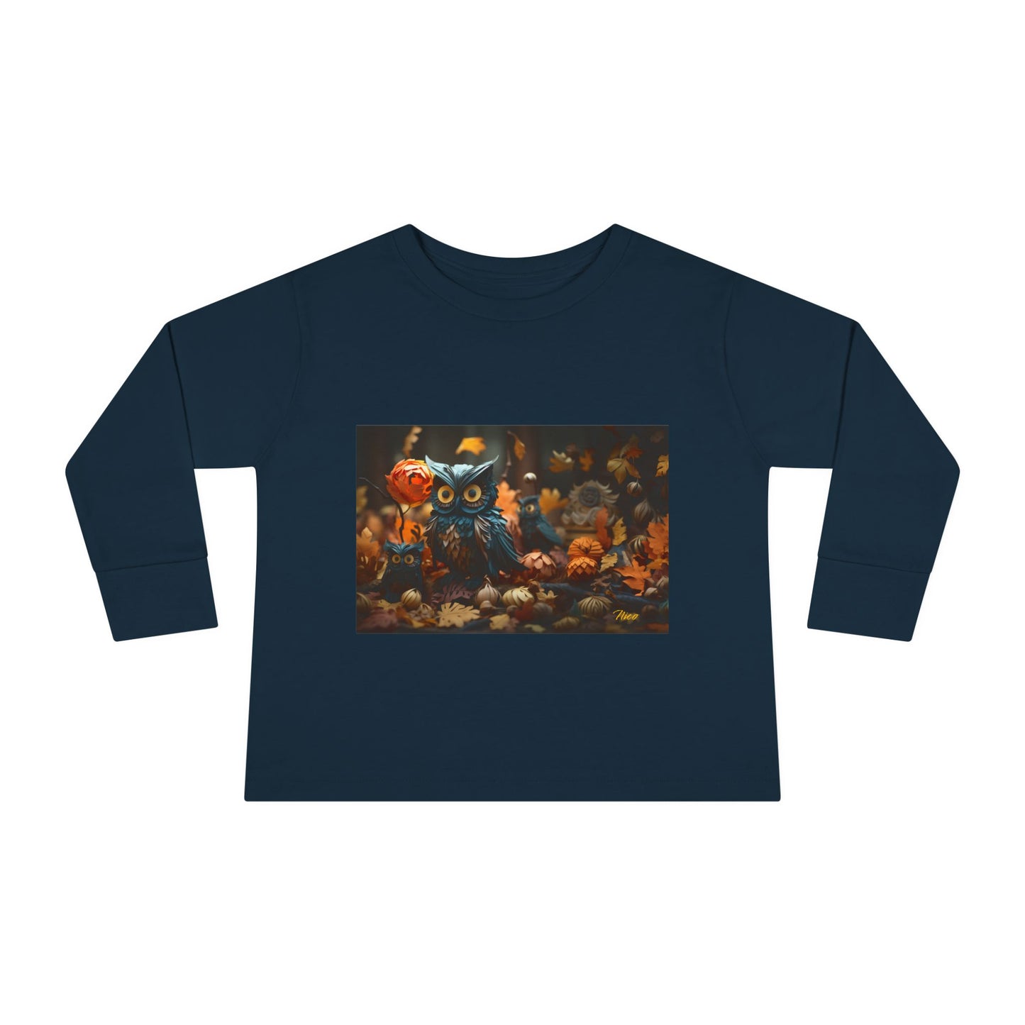 Halloween 2024 Series Print #8 Toddler Long Sleeve Tee