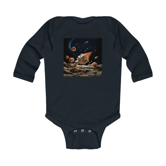 Elons' Dream Series Print #3 Infant Long Sleeve Bodysuit