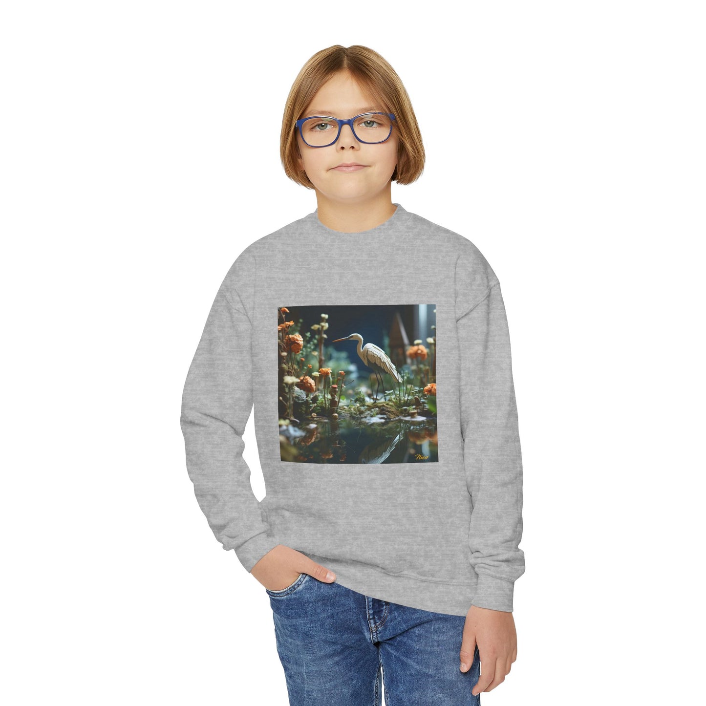 Born On A Bayou Series Print #1 Youth Crewneck Sweatshirt