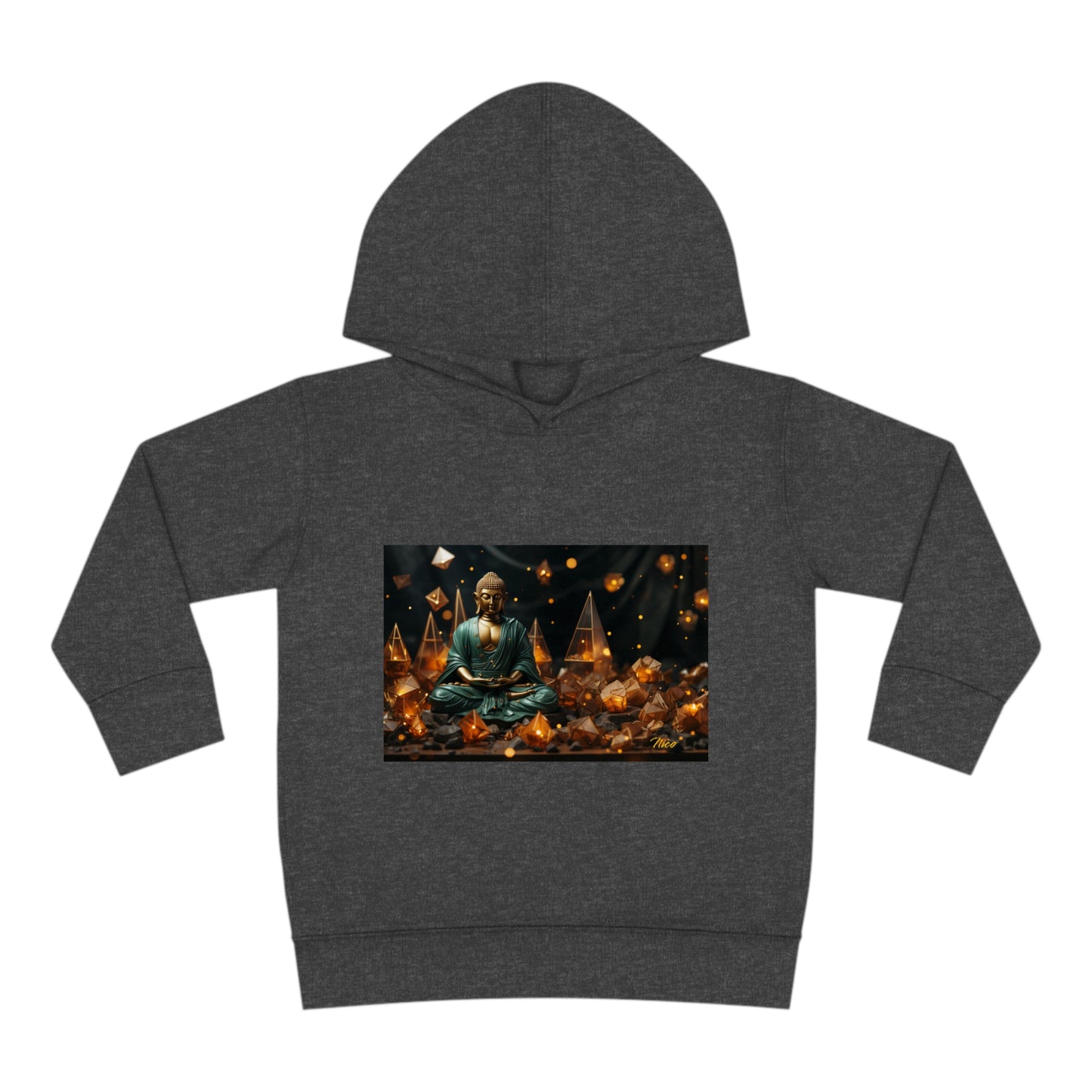 Ascending Buddah Series Print #4 Toddler Pullover Fleece Hoodie