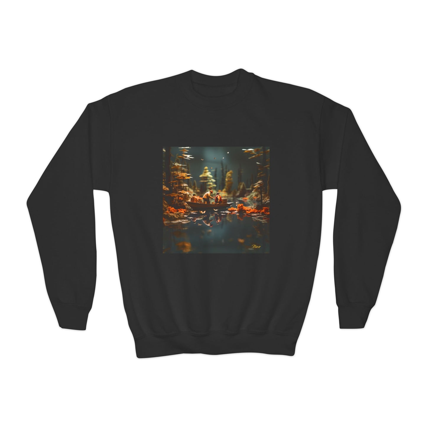 Born On A Bayou Series Print #10 Youth Crewneck Sweatshirt