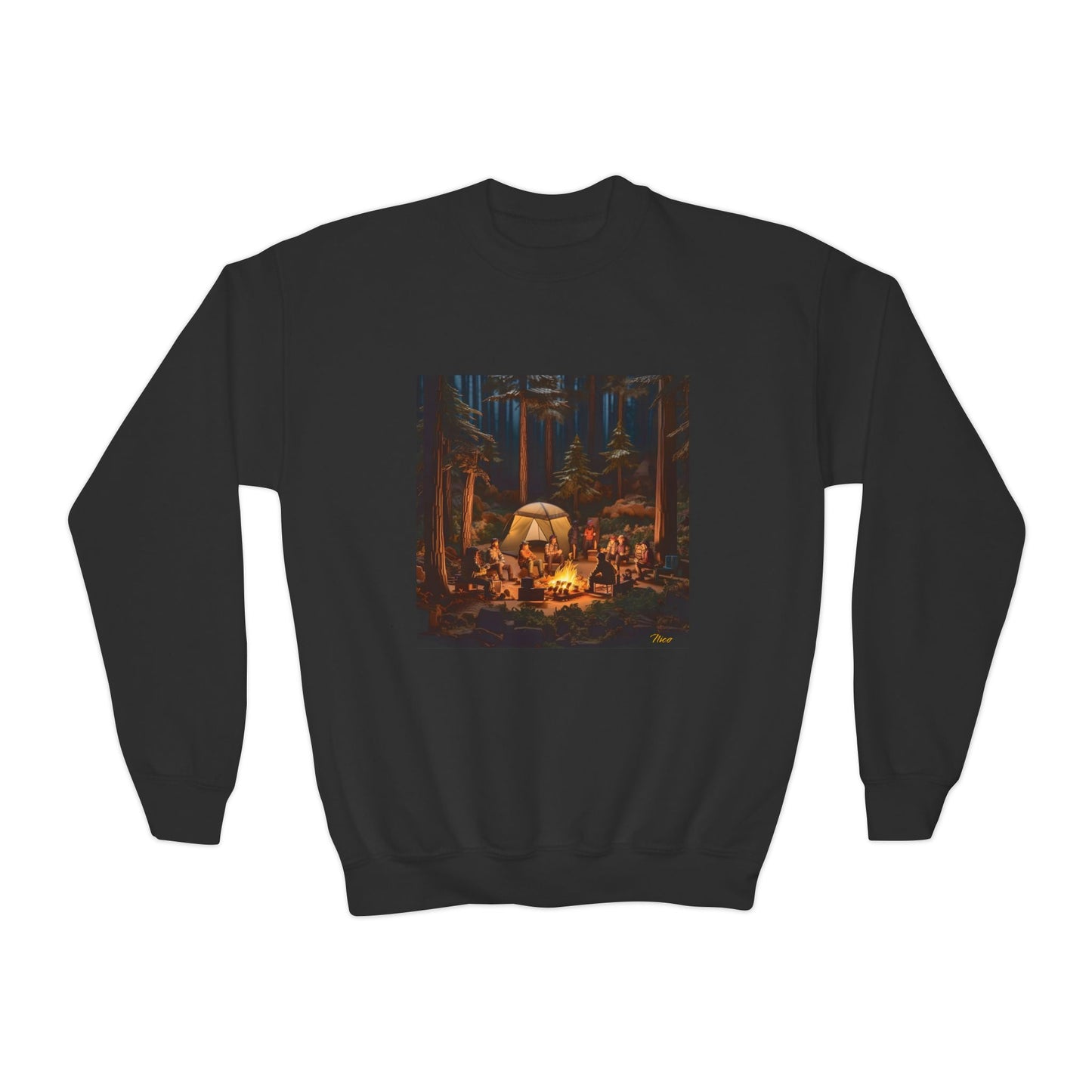 Under The Starry Skies Series Print #4 Youth Crewneck Sweatshirt