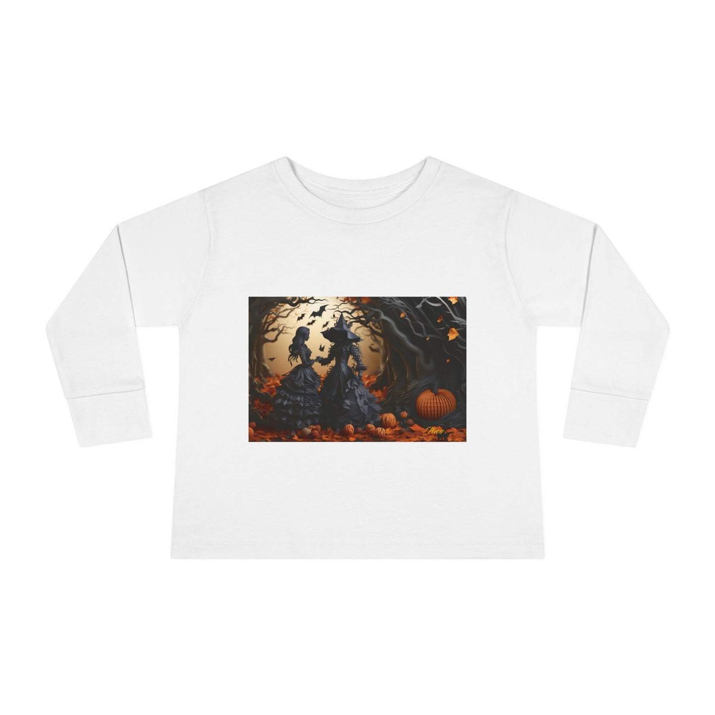 Halloween 2024 Series Print #9 Toddler Long Sleeve Tee