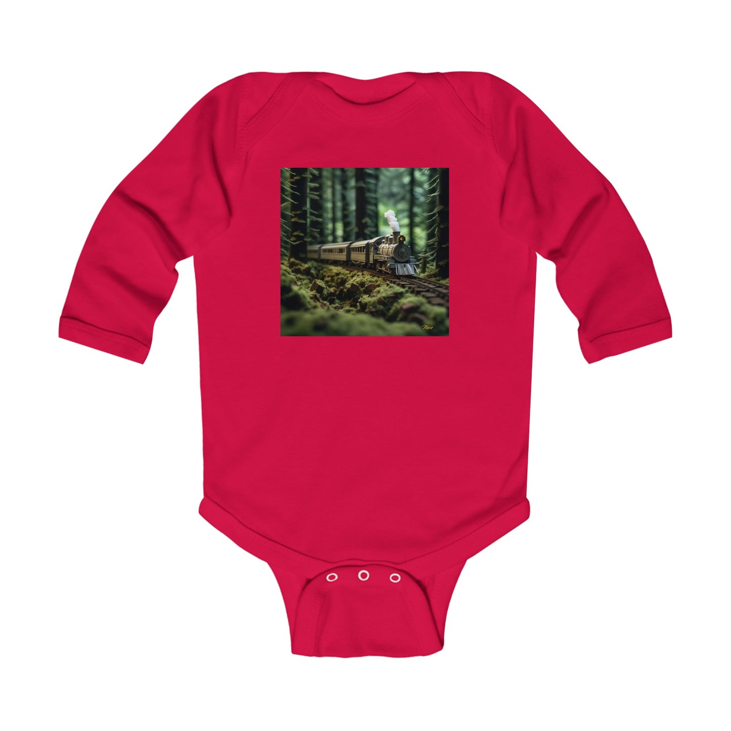 Orient Express Series Print #7 Infant Long Sleeve Bodysuit