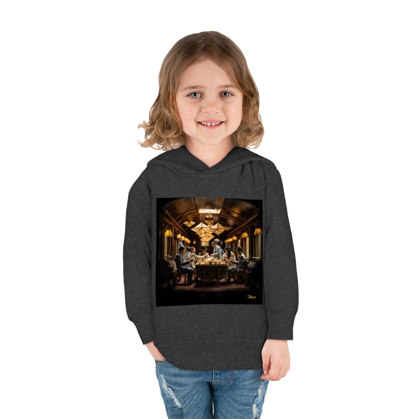 Orient Express Series Print #6 Toddler Pullover Fleece Hoodie