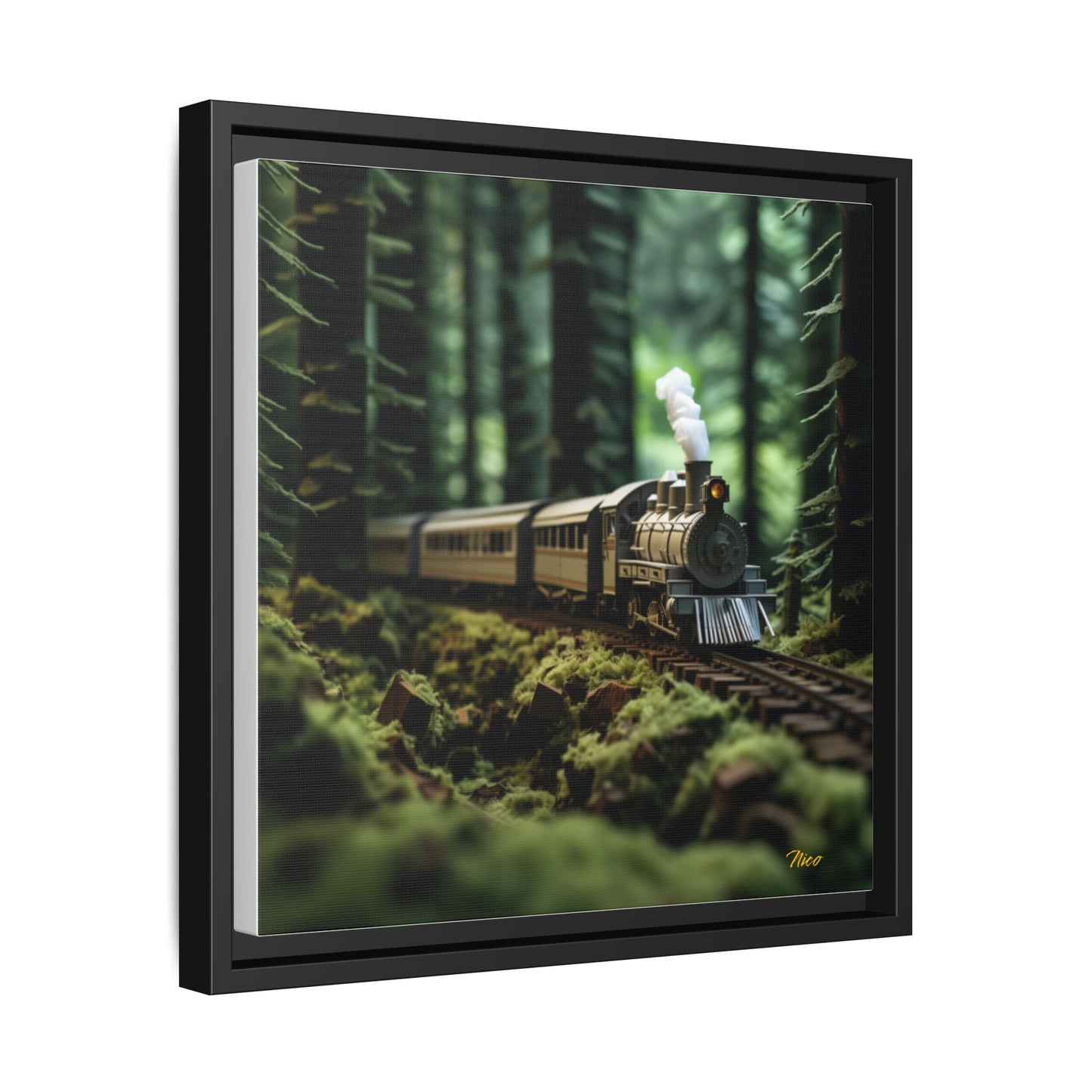 Orient Express Series Print #7 - Black Framed Canvas Print