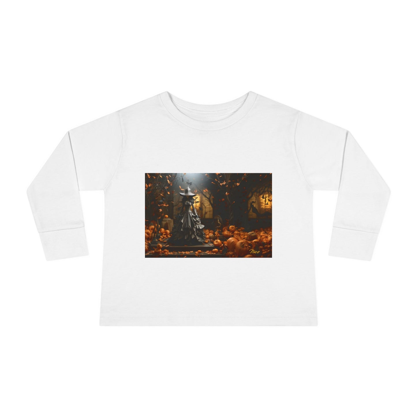 Halloween 2024 Series Print #10 Toddler Long Sleeve Tee