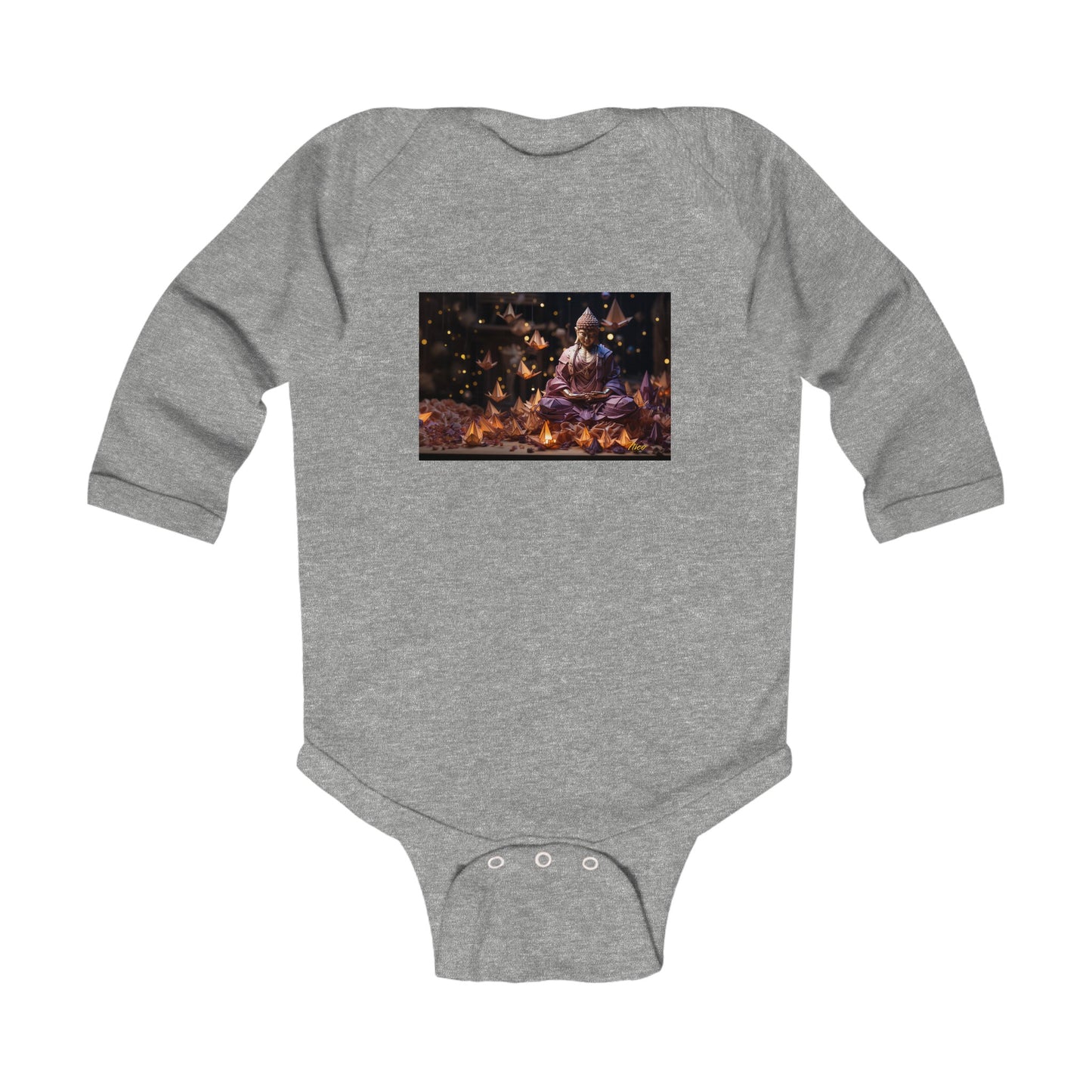 Ascending Buddah Series Print #6 Infant Long Sleeve Bodysuit