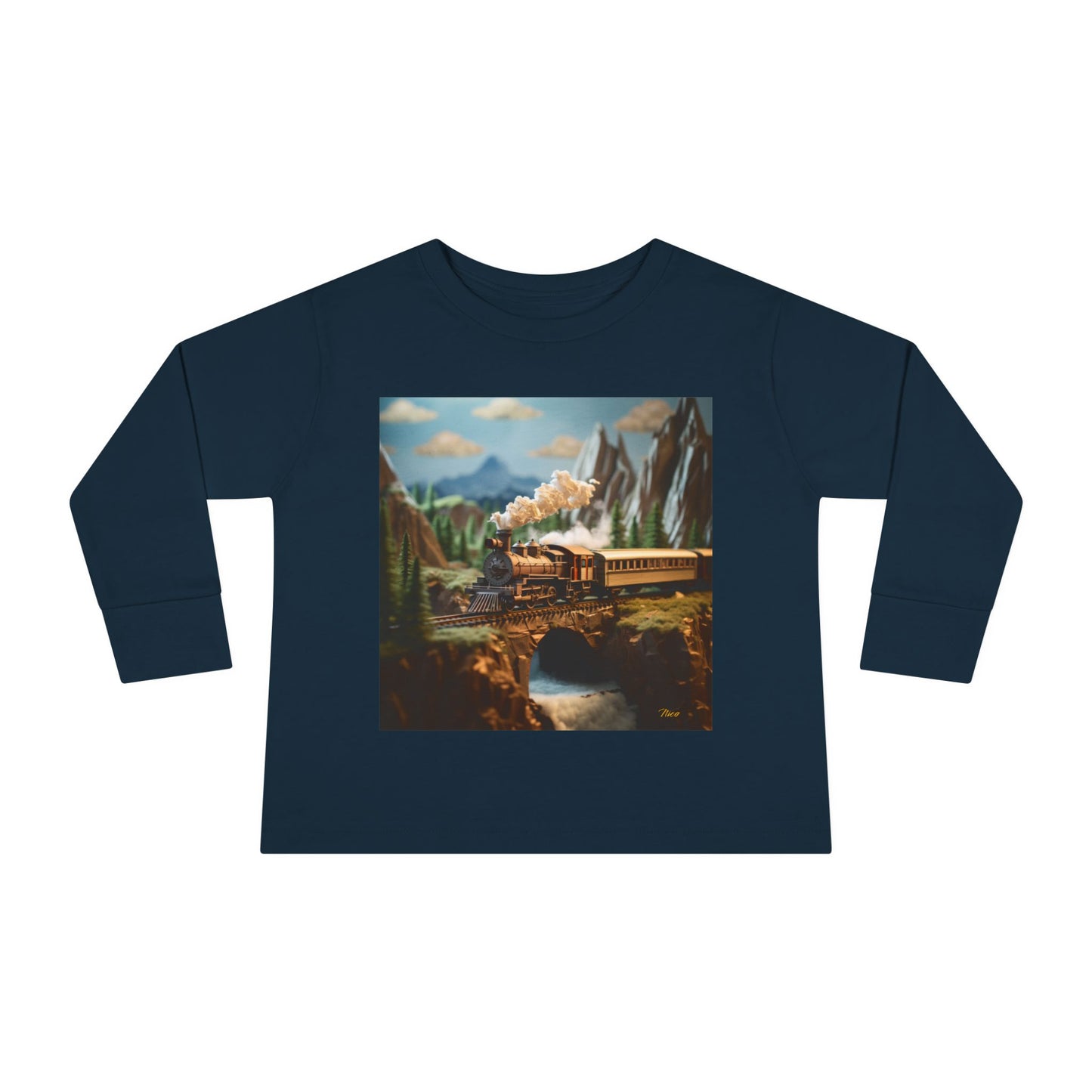 Orient Express Series Print #5 Toddler Long Sleeve Tee