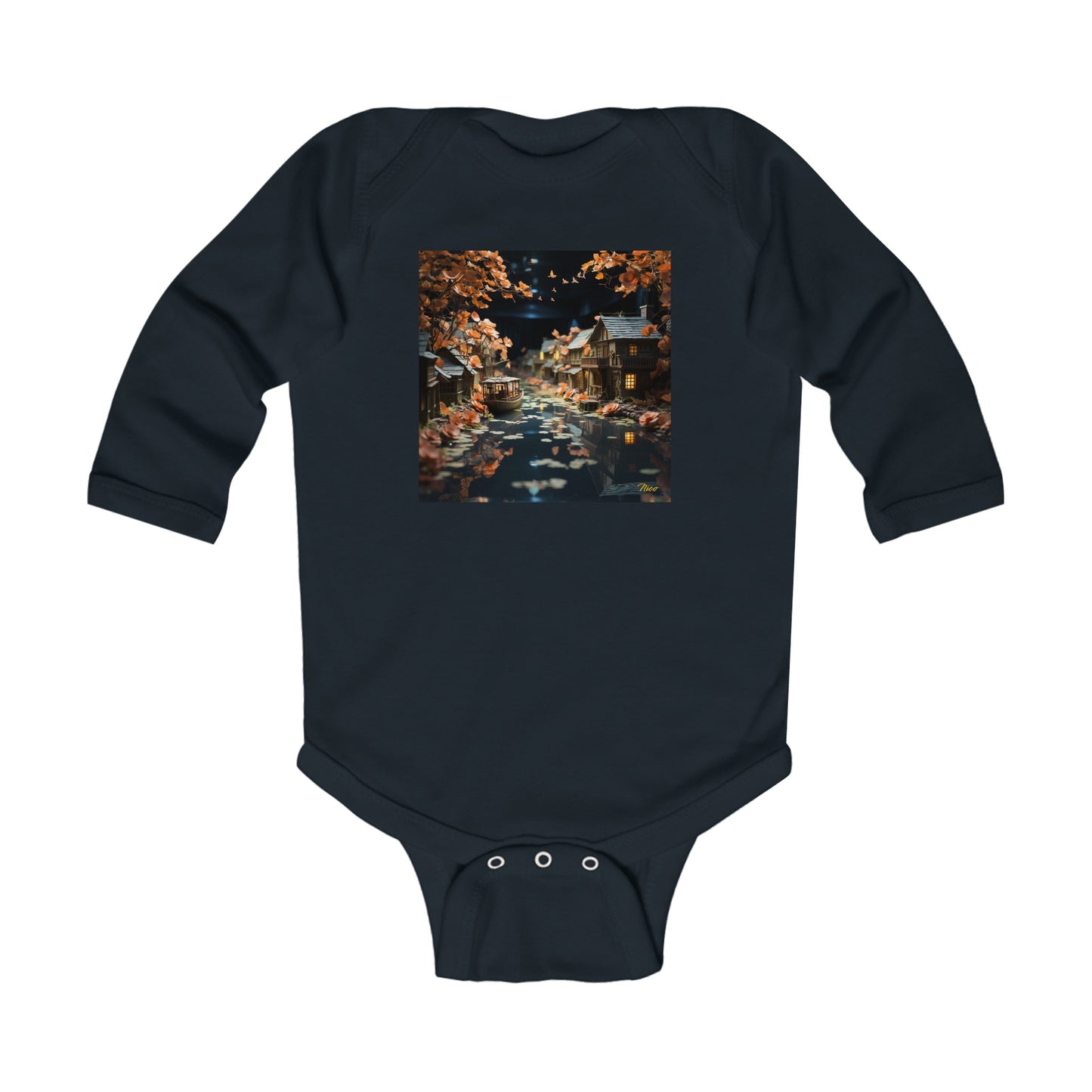 Born On A Bayou Series Print #7 Infant Long Sleeve Bodysuit