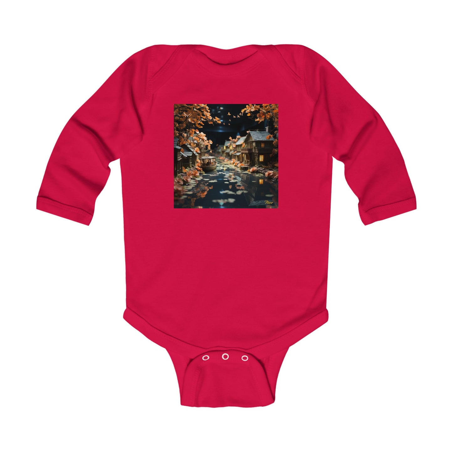 Born On A Bayou Series Print #7 Infant Long Sleeve Bodysuit