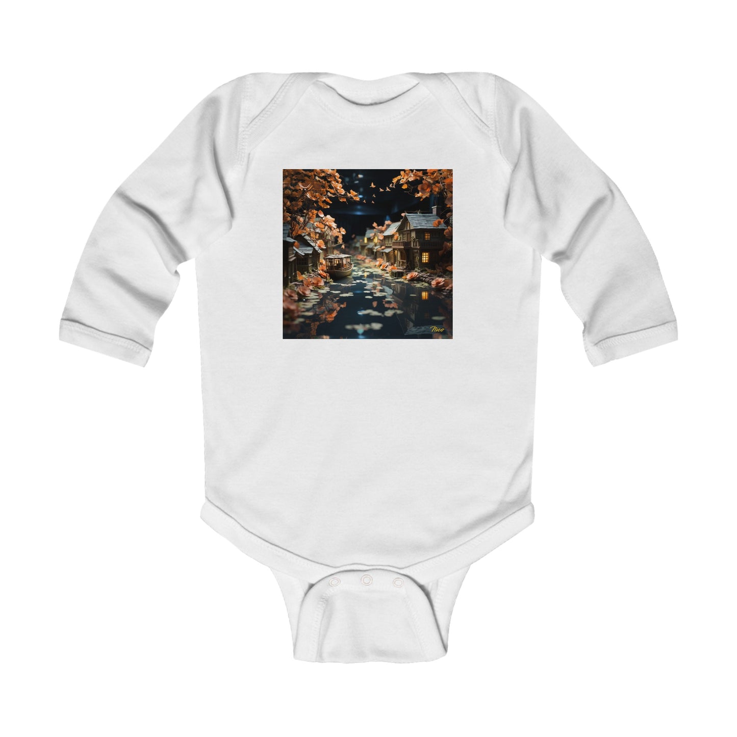 Born On A Bayou Series Print #7 Infant Long Sleeve Bodysuit