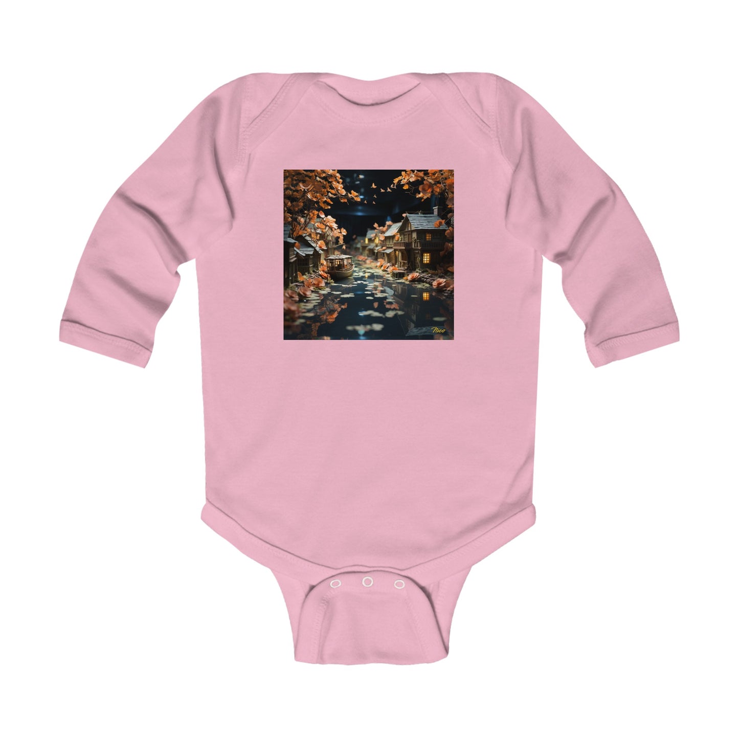 Born On A Bayou Series Print #7 Infant Long Sleeve Bodysuit