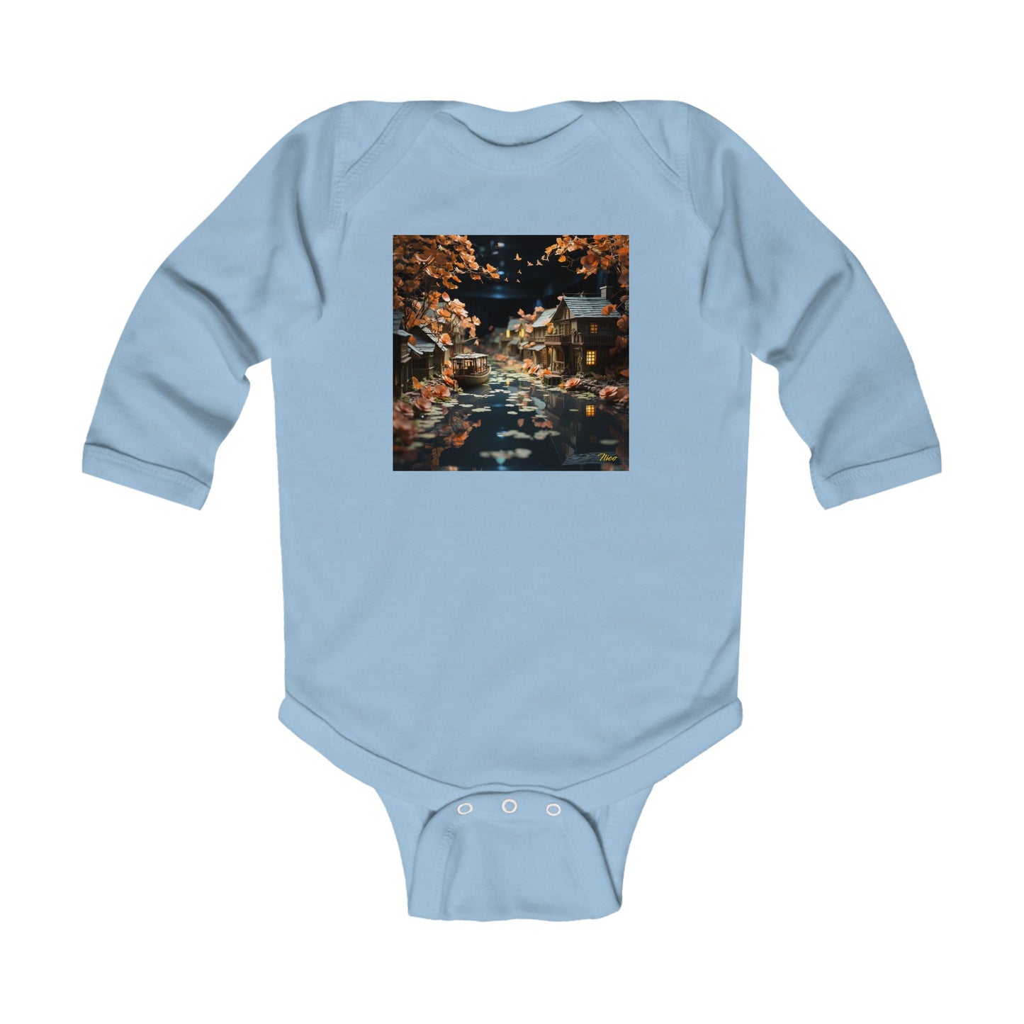 Born On A Bayou Series Print #7 Infant Long Sleeve Bodysuit