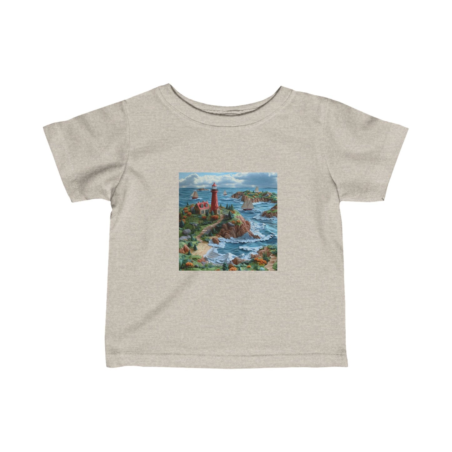 By The Seaside Series Print #6 Infant Fine Jersey Tee