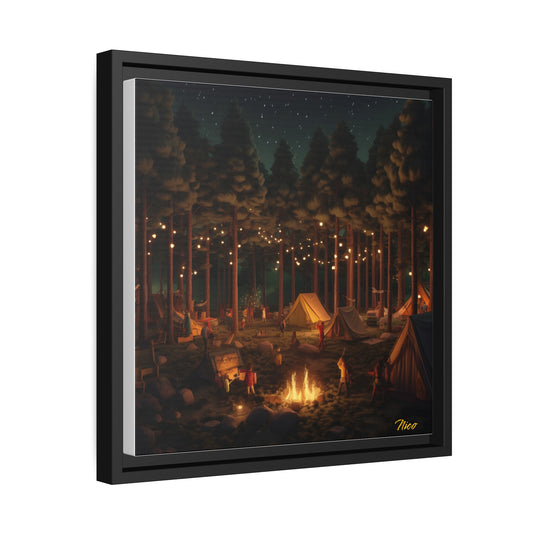 Campfire Series Print #9 - Black Framed Canvas Print