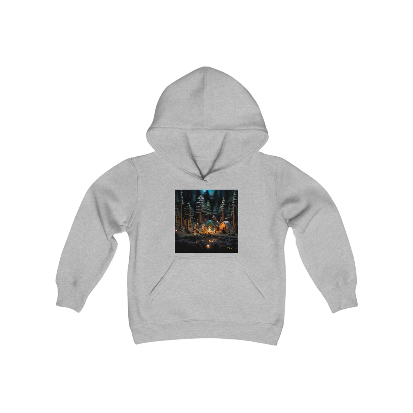 Under The Starry Skies Series Print #3 Youth Heavy Blend Hooded Sweatshirt