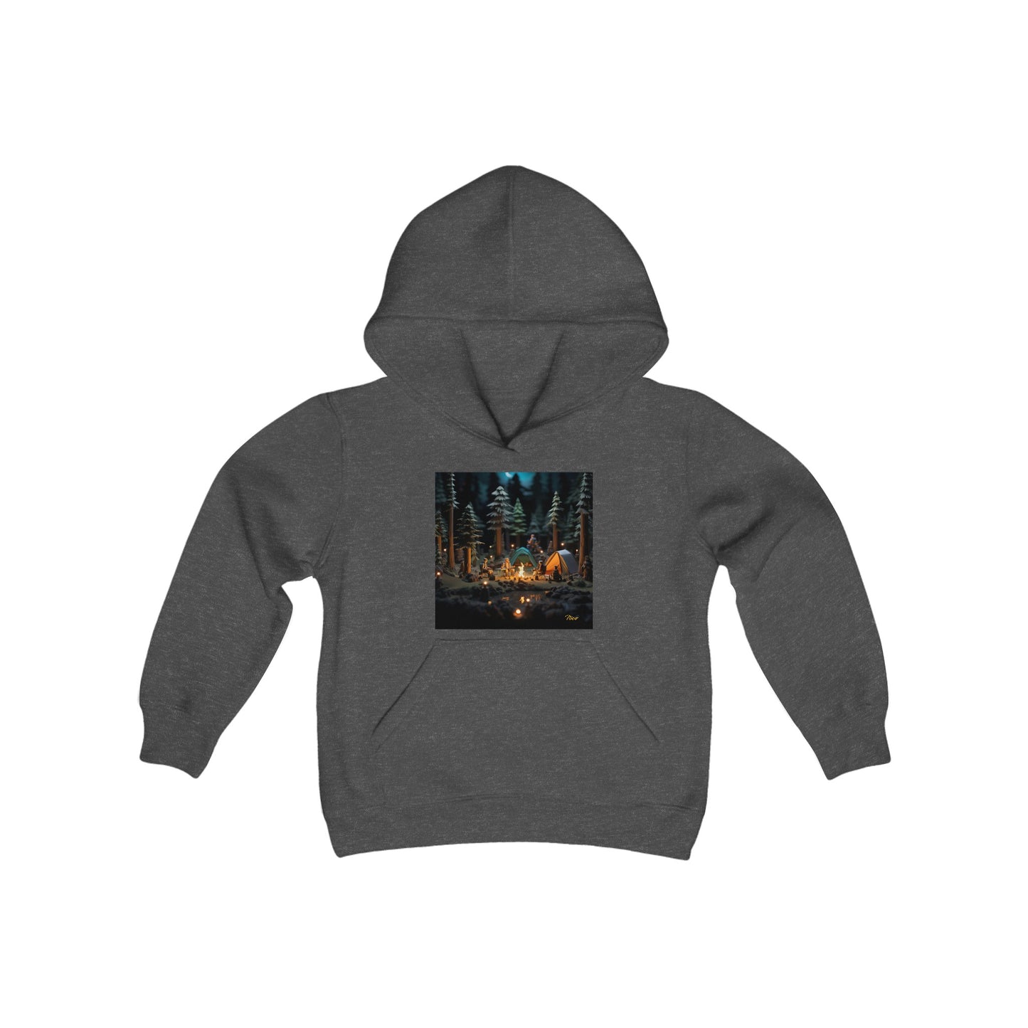 Under The Starry Skies Series Print #3 Youth Heavy Blend Hooded Sweatshirt