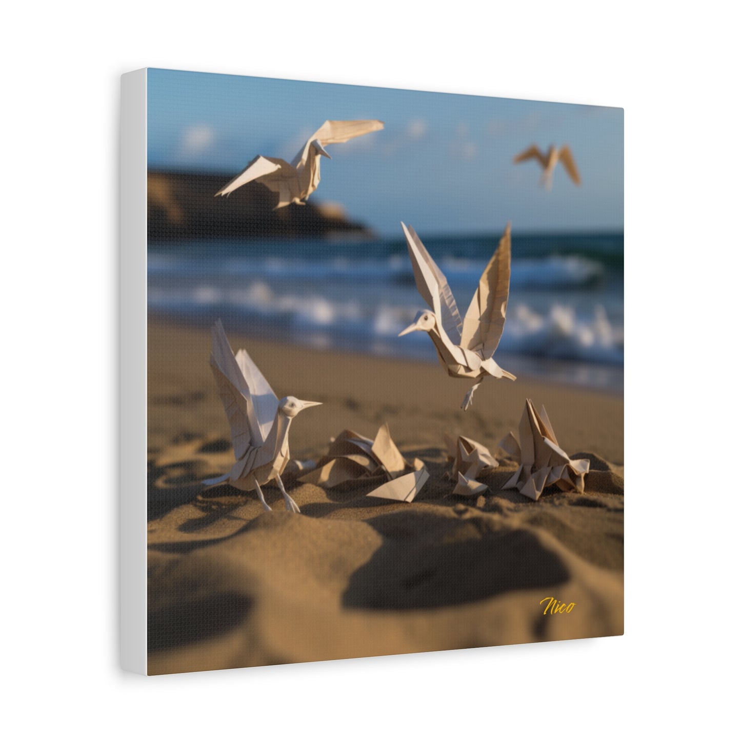 By The Seaside Series Print #7 - Streched Matte Canvas Print, 1.25" Thick