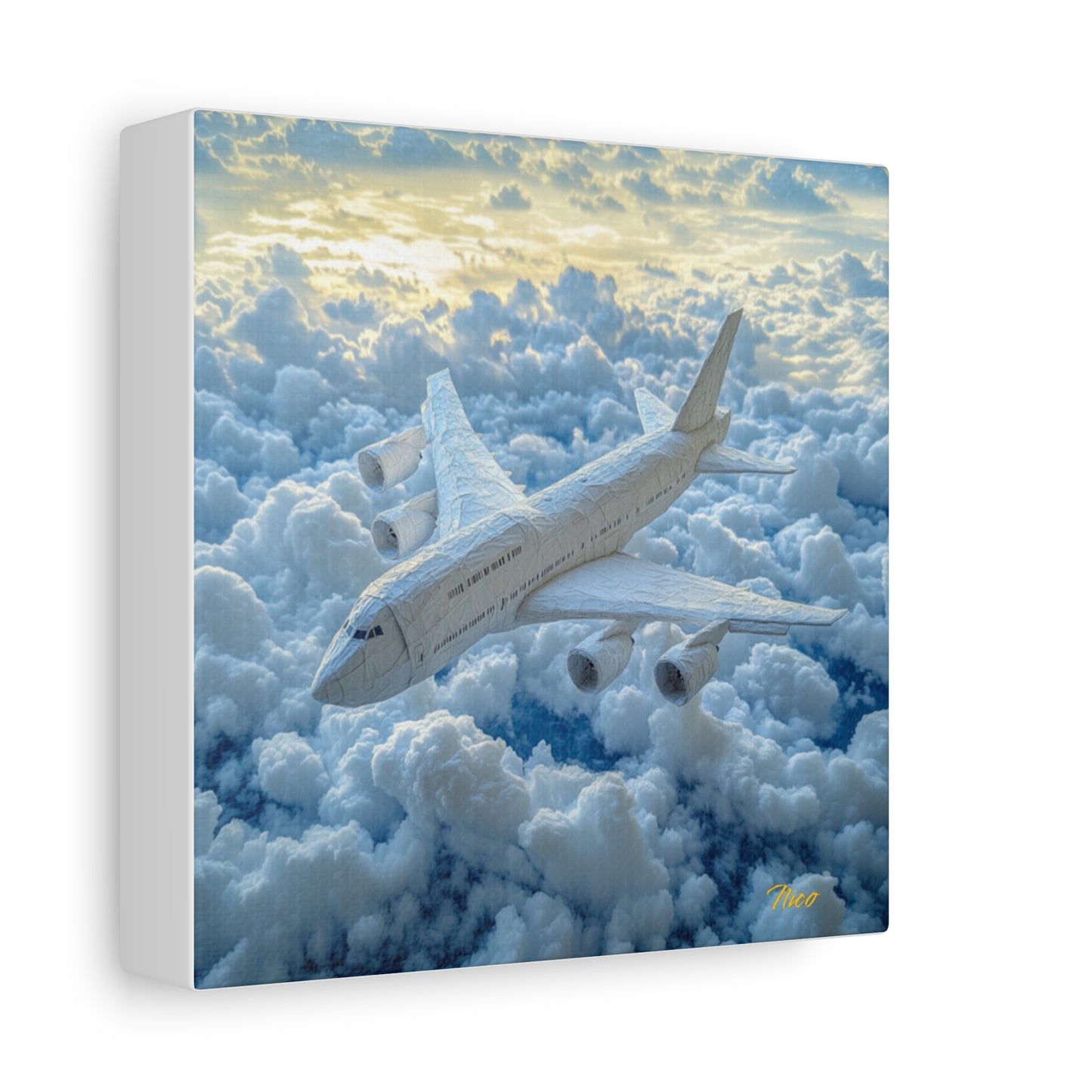 Frequent Flyer Miles Series Print #10 - Streched Matte Canvas Print, 1.25" Thick