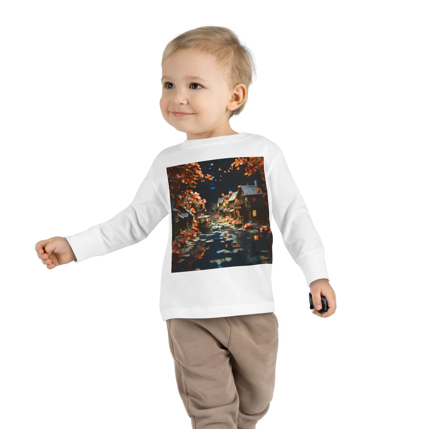 Born On A Bayou Series Print #7 Toddler Long Sleeve Tee