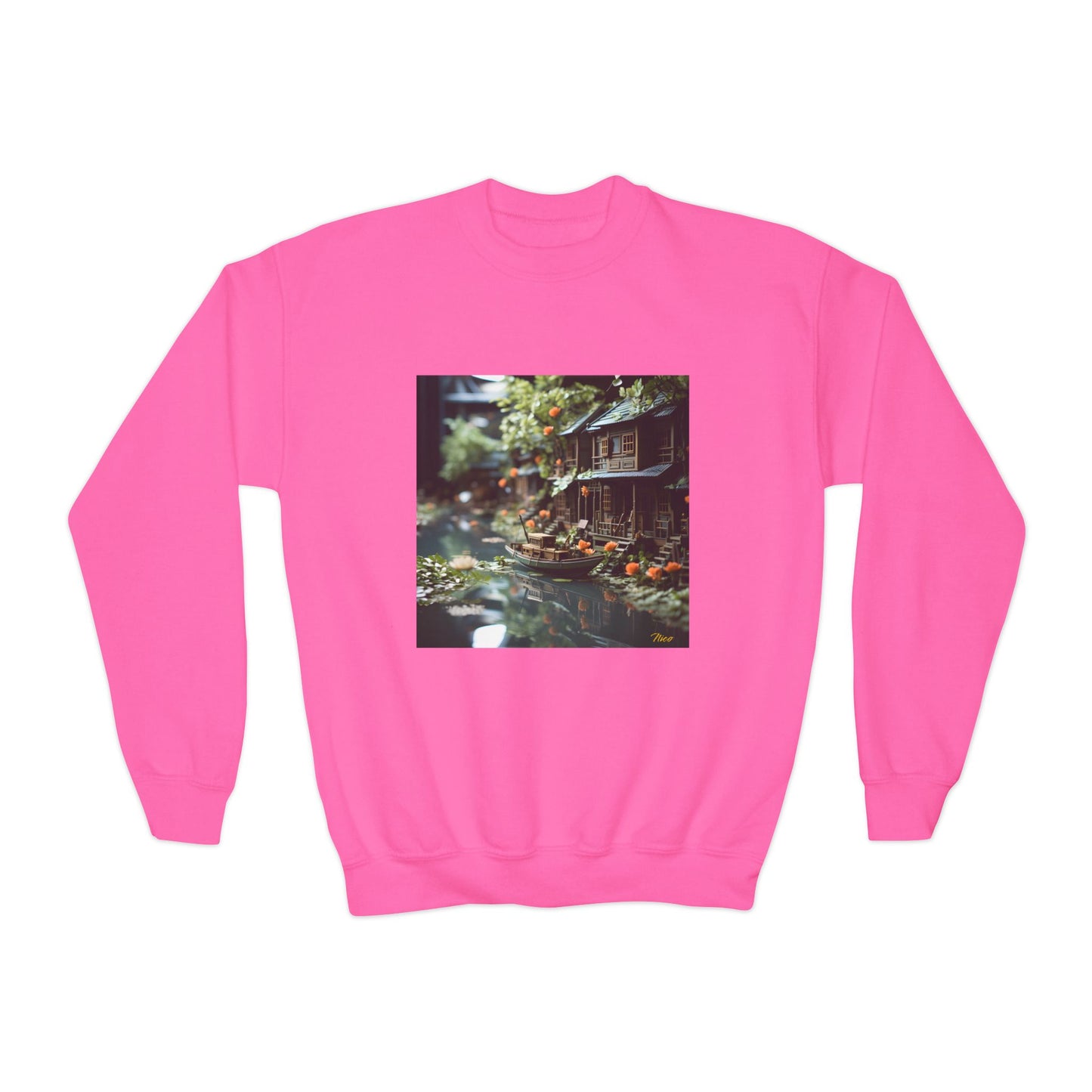 Born On A Bayou Series Print #9 Youth Crewneck Sweatshirt