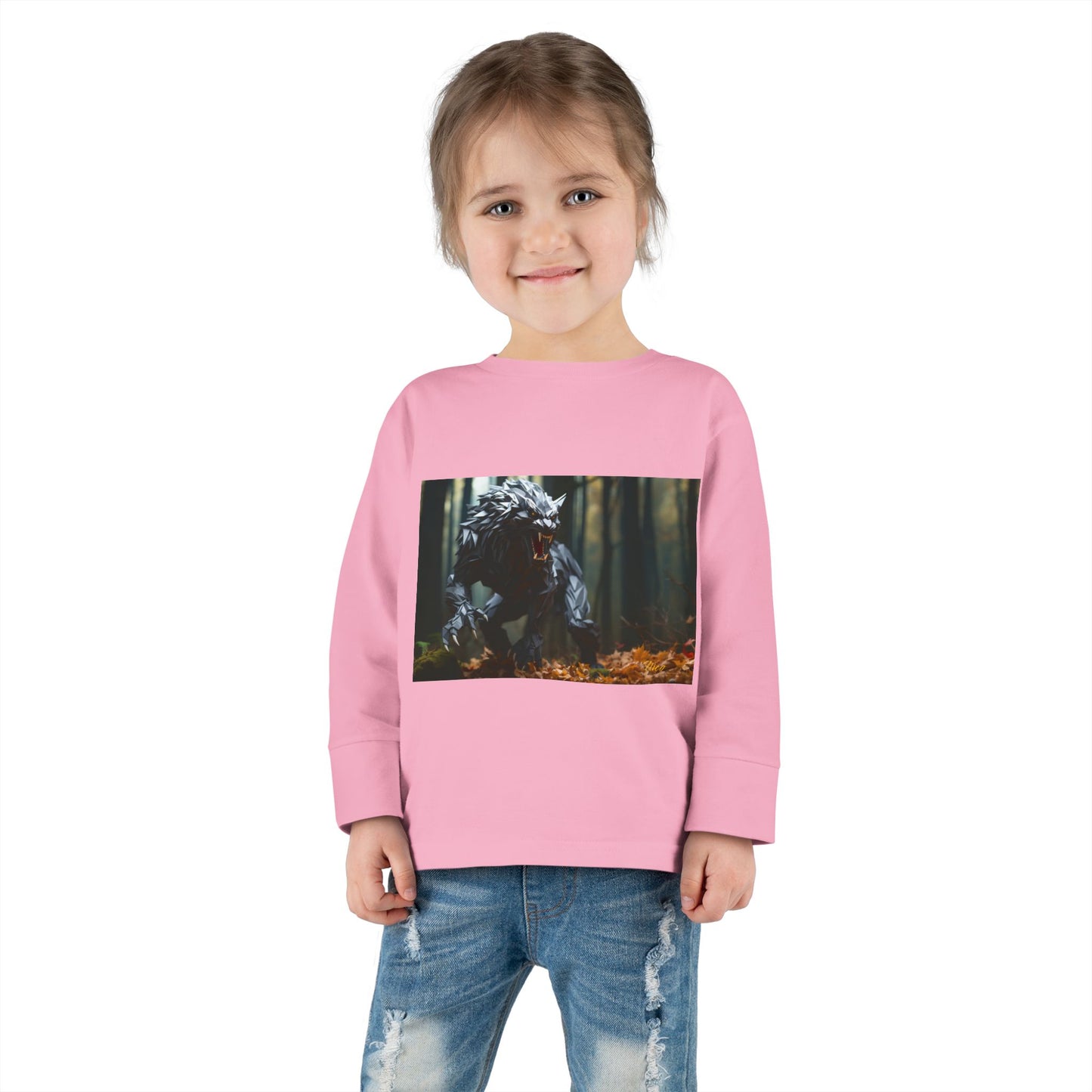 Halloween 2024 Series Print #6 Toddler Long Sleeve Tee