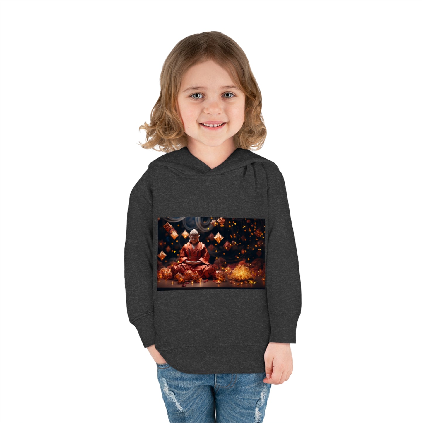 Ascending Buddah Series Print #7 Toddler Pullover Fleece Hoodie