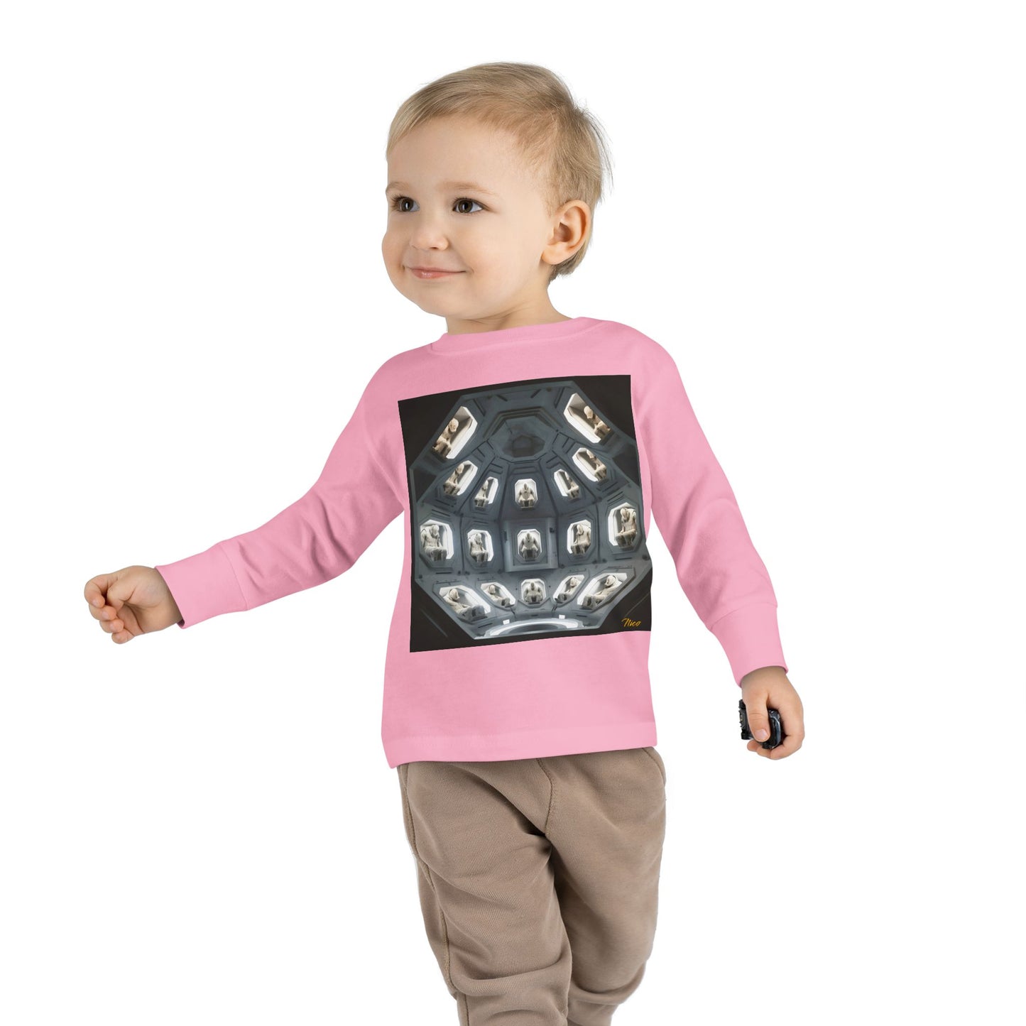 Elons' Dream Series Print #2 Toddler Long Sleeve Tee