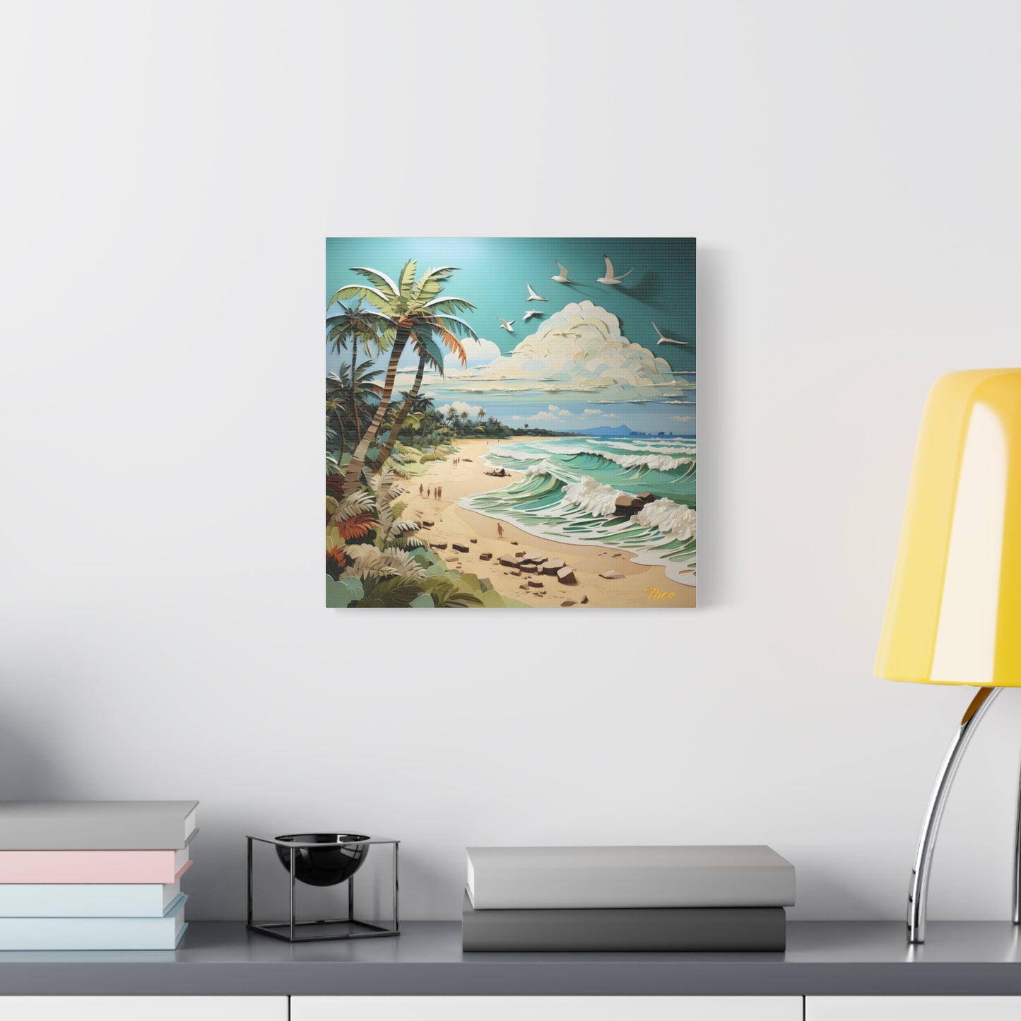 By The Seaside Series Print #2 - Streched Matte Canvas Print, 1.25" Thick